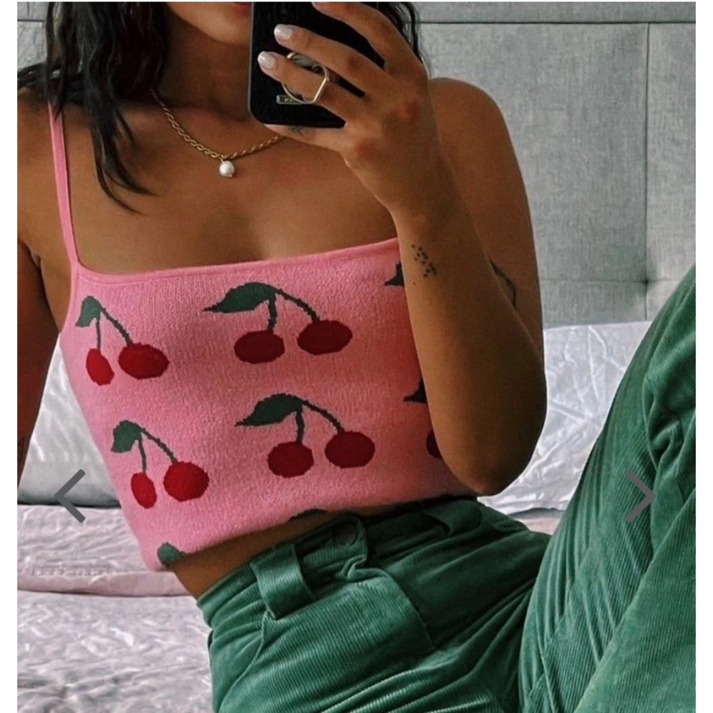 Pink Cherry Top